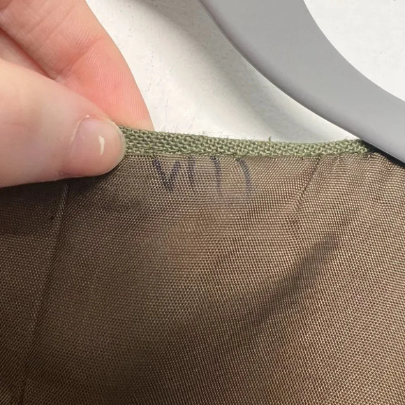 Vintage style jacket Small? Green steampunk Victoriana Cosplay Prairie *flaw* - Picture 4 of 6